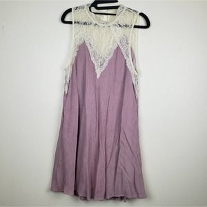 Altar'd State | pink blush, laced dress.